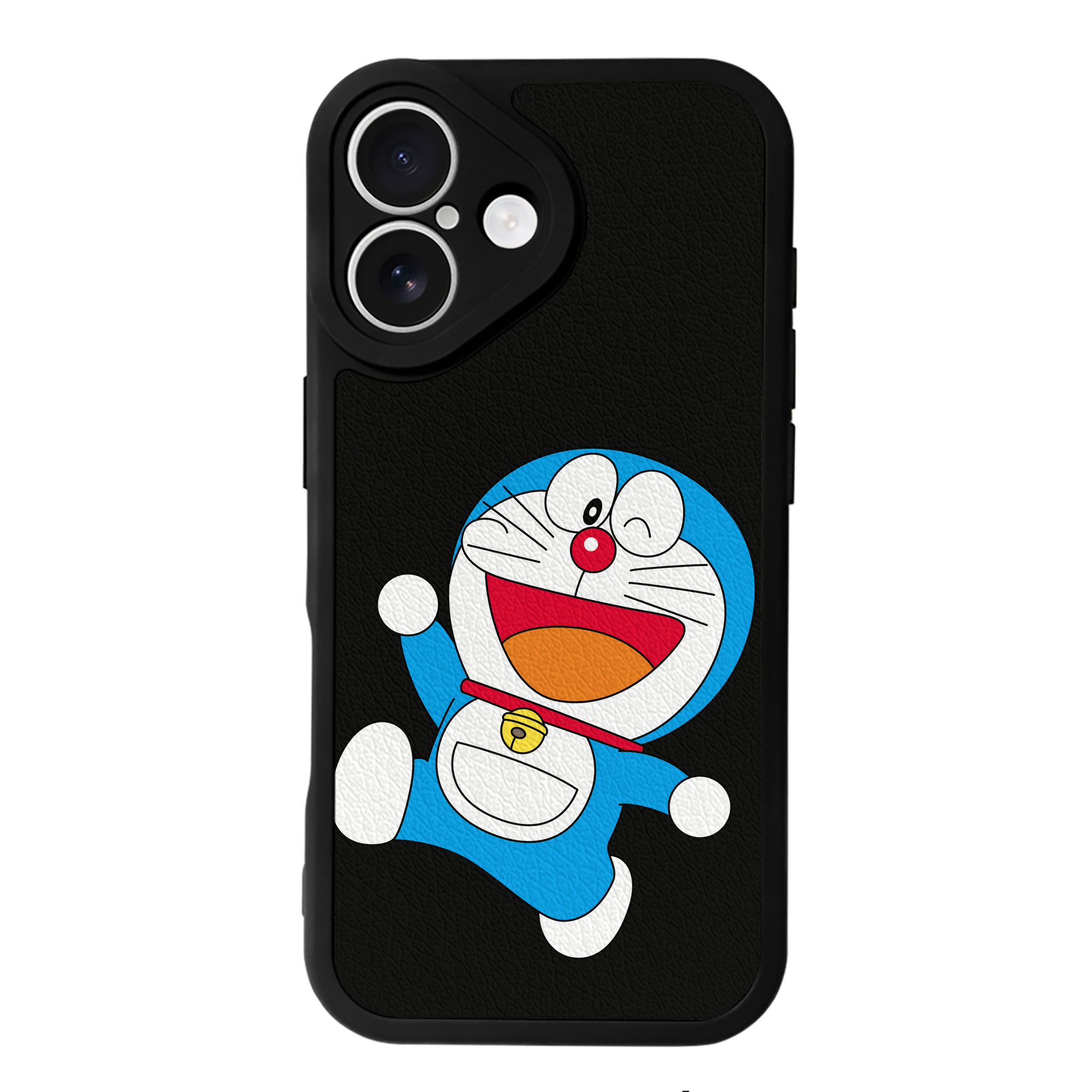 （画像用） ドラえもん Doraemon 【iPhone 16シリーズ対応】シリコンスマホケース（レザー調） 材質：シリコン